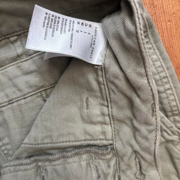 American-eagle-outfitters Women's Green and Khaki Shorts - Picture 4 of 4